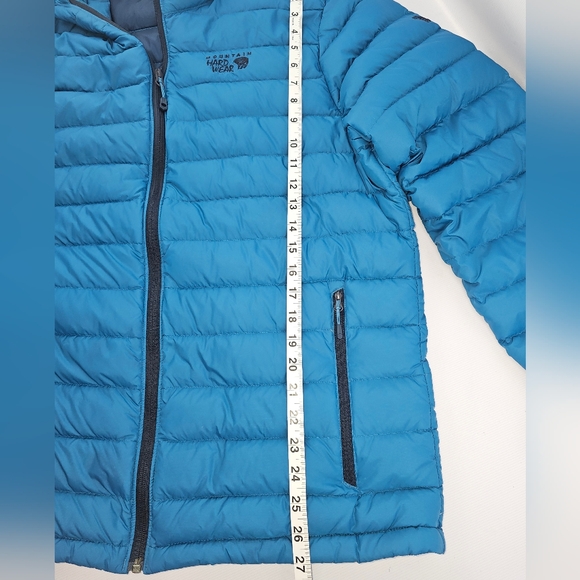 Mountain Hardwear Mens Deloro Down Jacket Teal Blue  Large - Picture 8 of 13